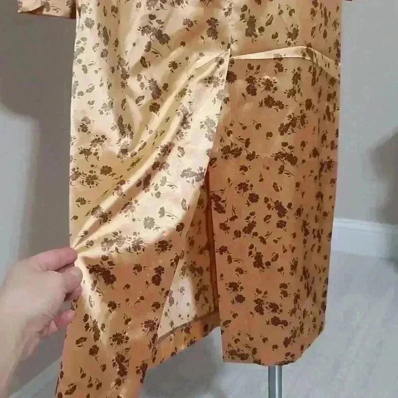ZARA Flower Print Skirt and Cropped Top Set - Picture 6 of 13
